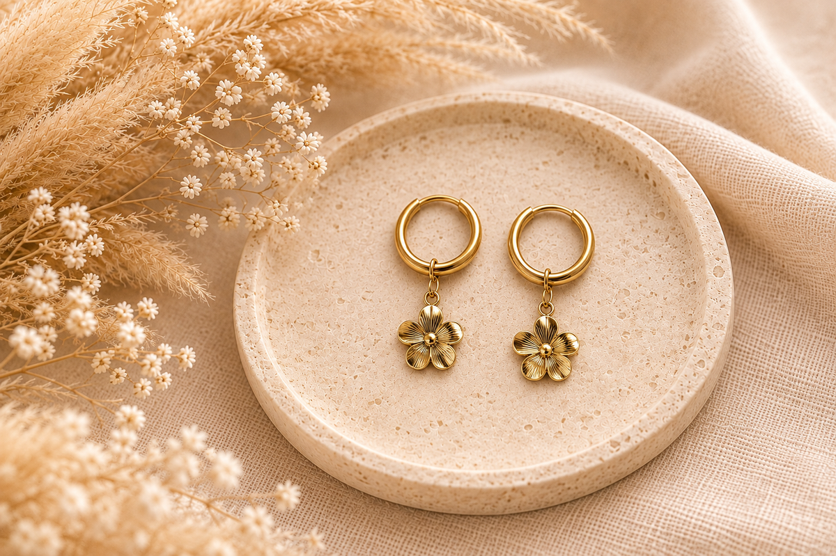 Boucles fleurs
