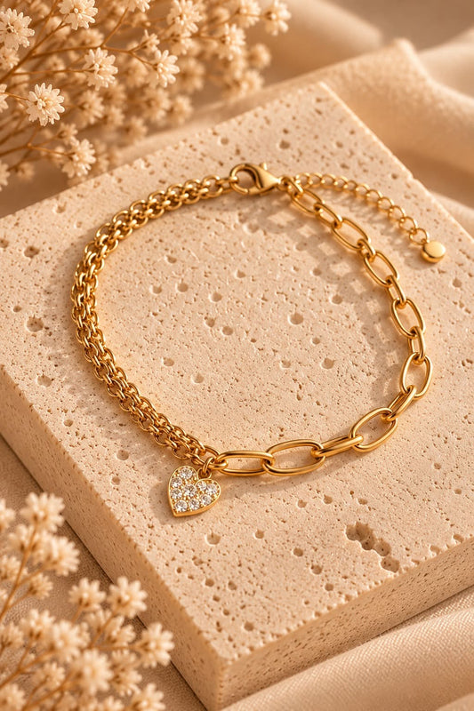 Bracelet Coeur d'Eclat